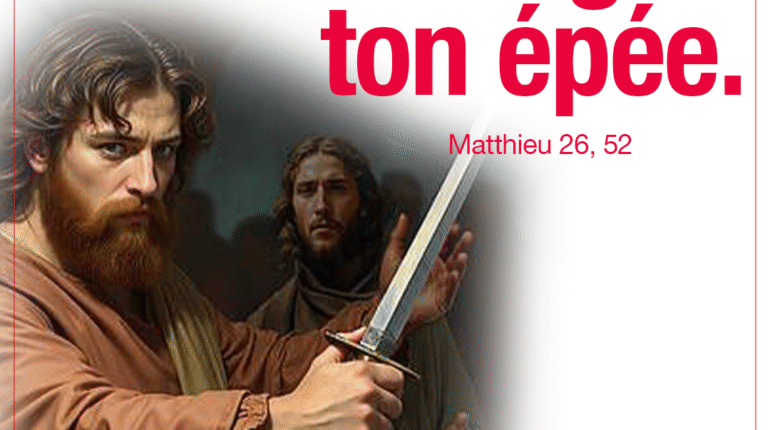 “Range ton épée” Matthieu 26, 52